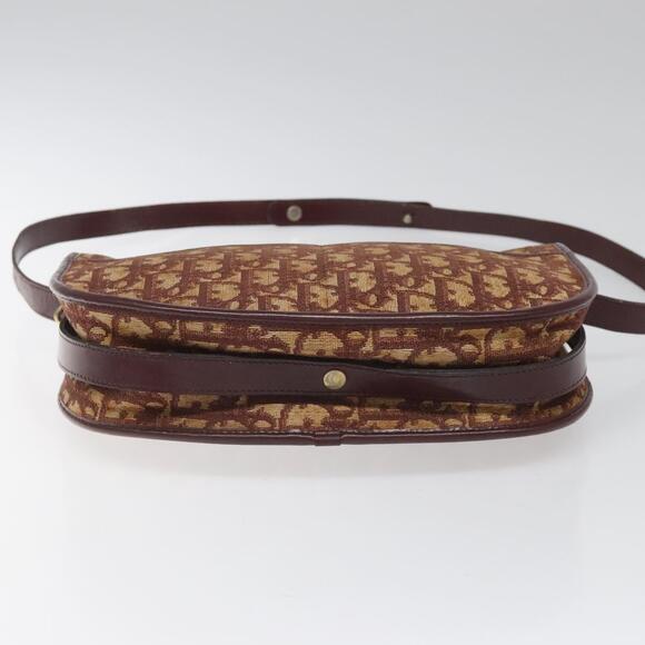 DIOR Trotter Canvas Shoulder Bag Red - Picture 9 of 12